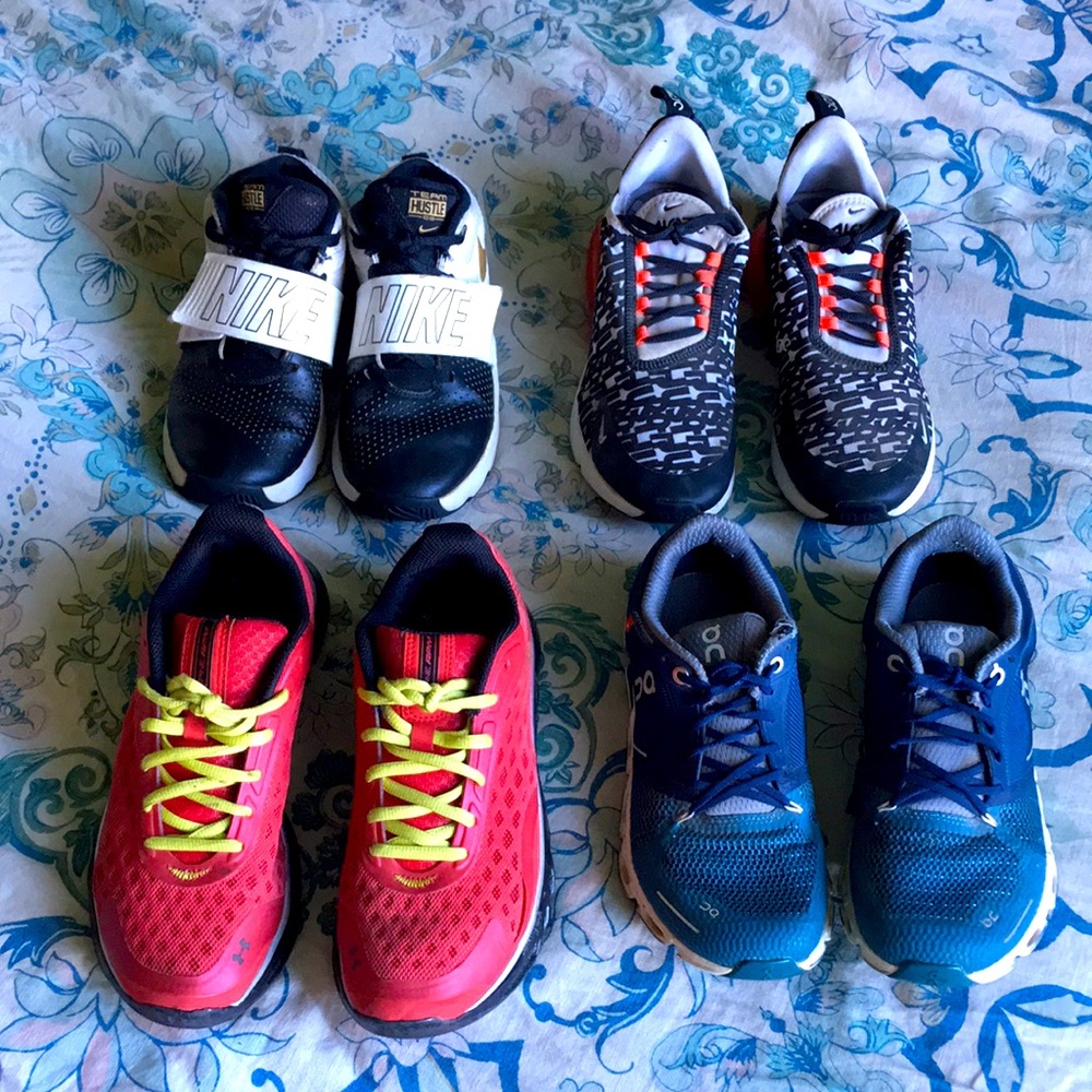 COPY - Boys Athletic Shoes Sneakers Nike UA OC 7 7.5 4